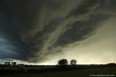 Glenshane Mammatus & Coagh Gust Front Structure - July 31st 2017